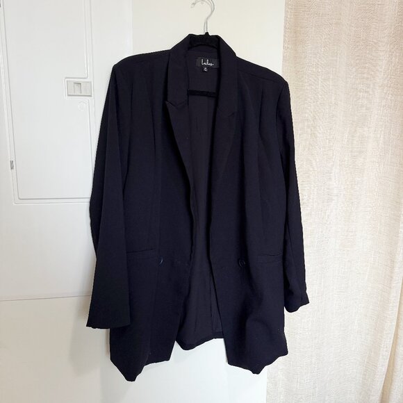 Navy Long Blazer - Picture 1 of 2